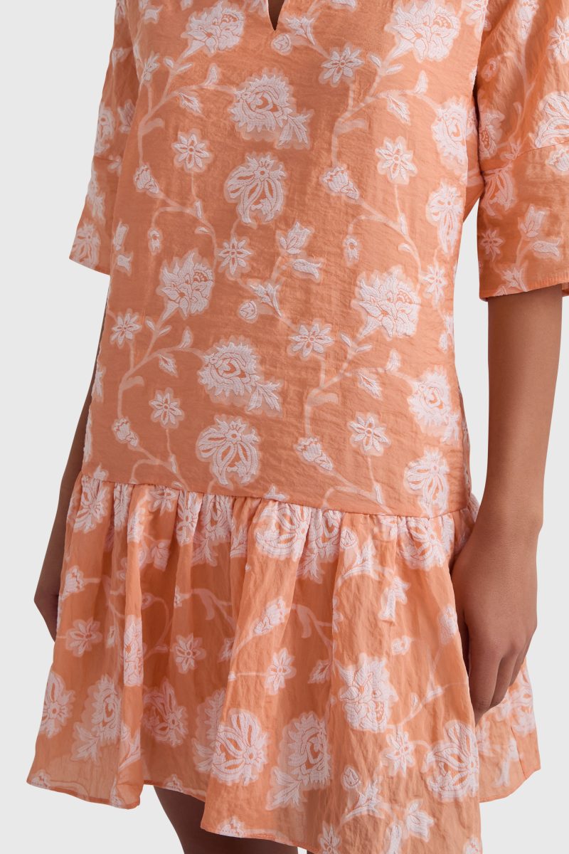 BT 224545MV BRYCE DRESS MELON DETAIL