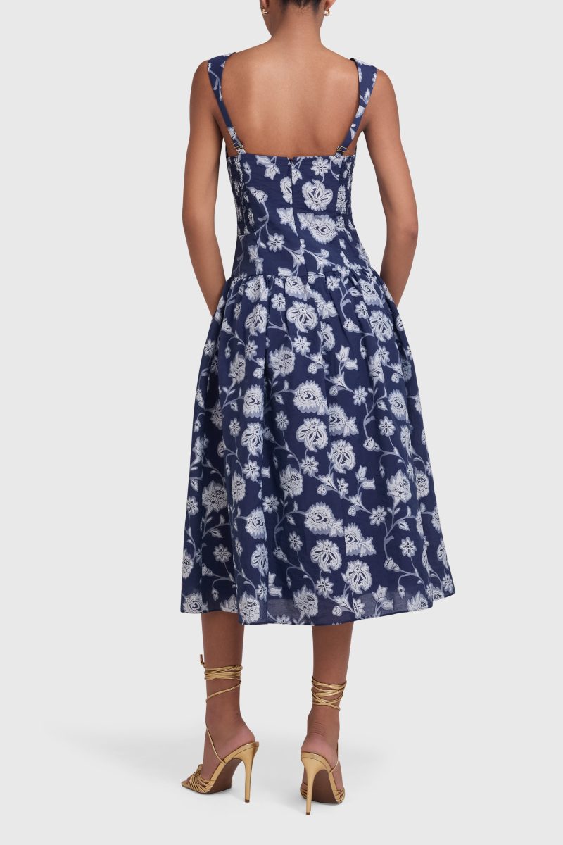 BT 22544MV ABERNATHY DRESS NAVY BACK