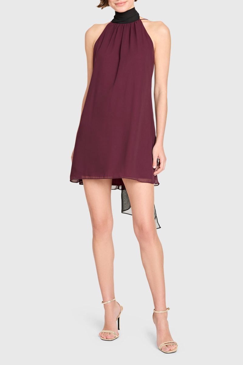 CHMO 22534 Manoella Dress Wine Black A