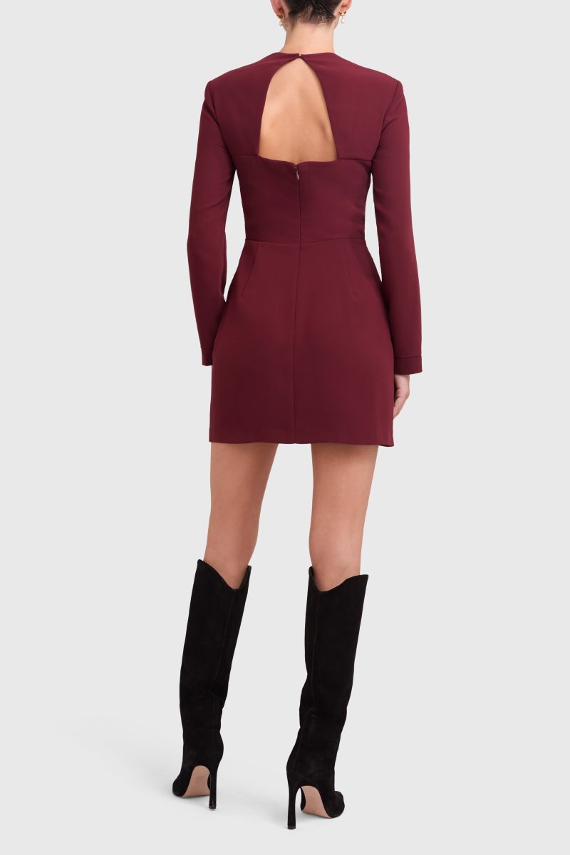 CI 22537 KATANA DRESS RUSSET BACK