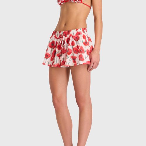 CU 8407 PF Brio Shorts Poppy Print 023