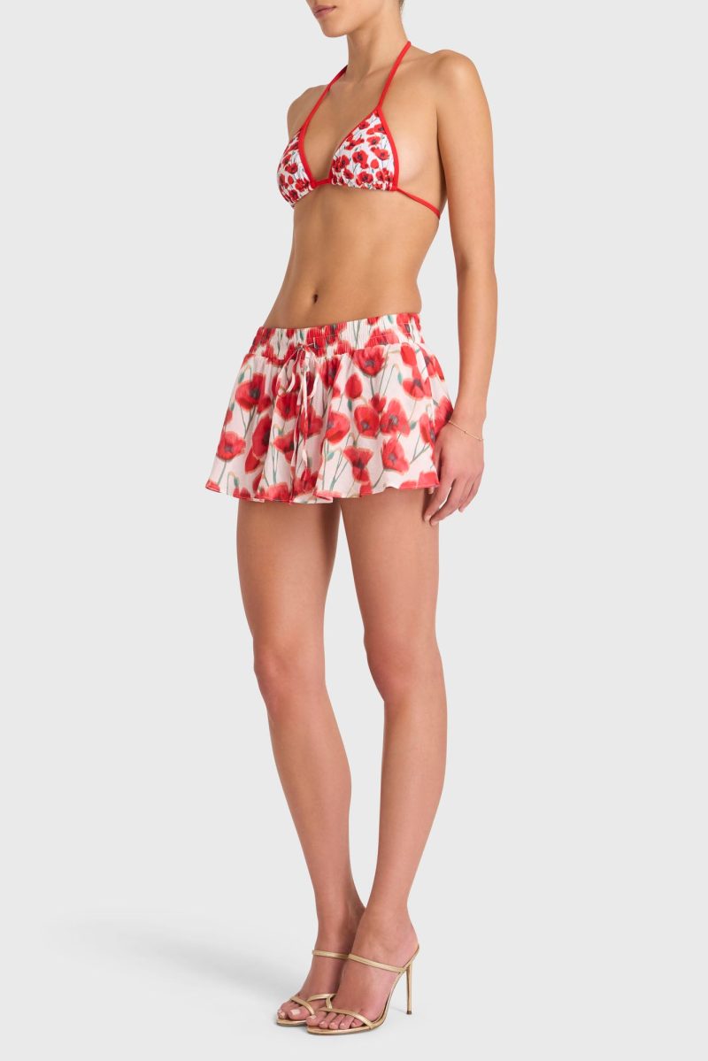 CU 8407 PF Brio Shorts Poppy Print 023