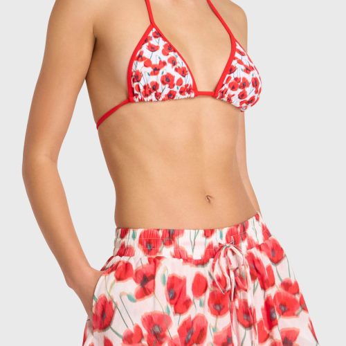 CU 8407 PF Brio Shorts Poppy Print 039