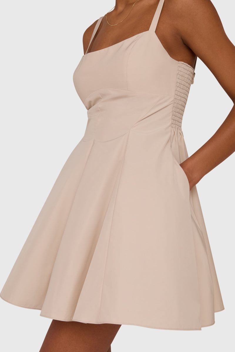 GA 22562 BELLAIR DRESS CHALK DETAIL