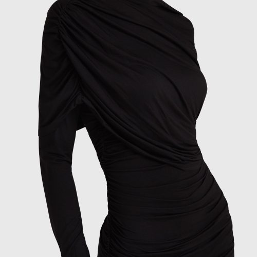 J 22763 GREELEY DRESS BLACK DETAIL