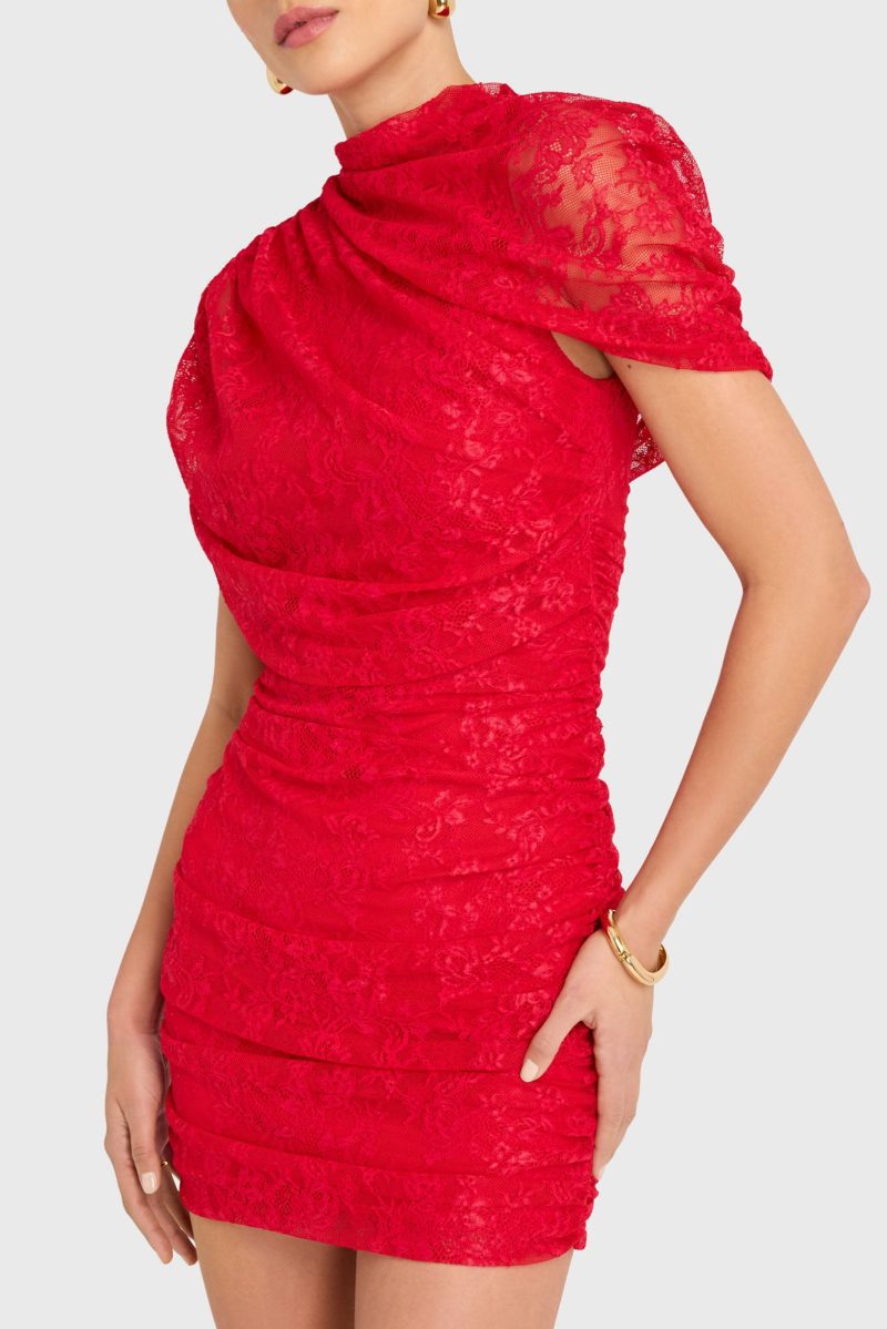 L 22586LL EVIANNADRESS RED DETAIL