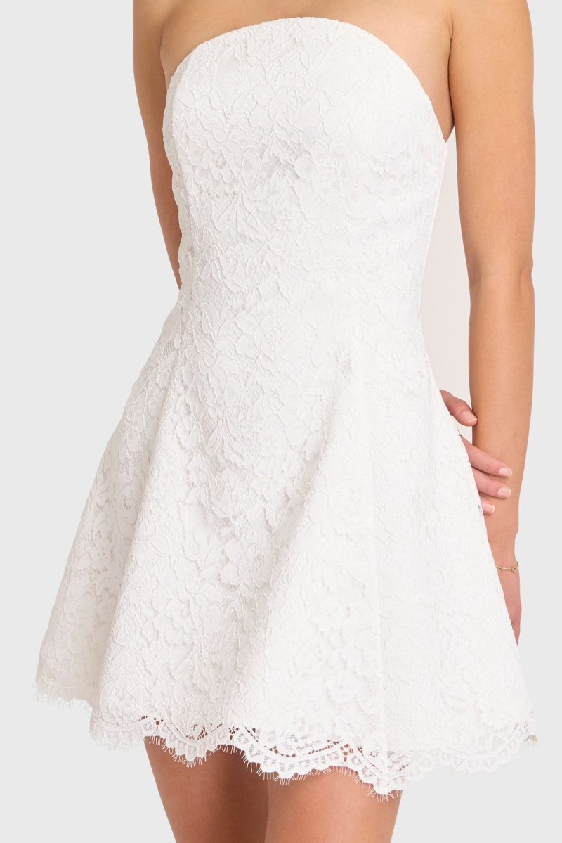 LSN 22626 Romily Dress Ivory 035