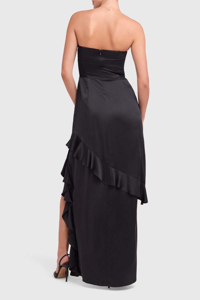 SC 22318 MAGNOLIA SILK MAXI BLACK BACK