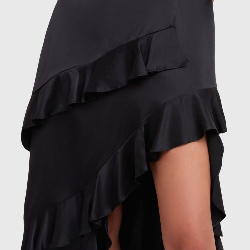 SC 22318 MAGNOLIA SILK MAXI BLACK DETAIL