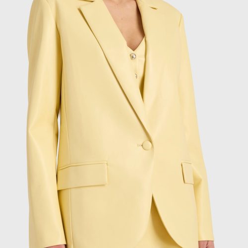 SL 31946 GRADY BLAZER CORNSILK DETAIL