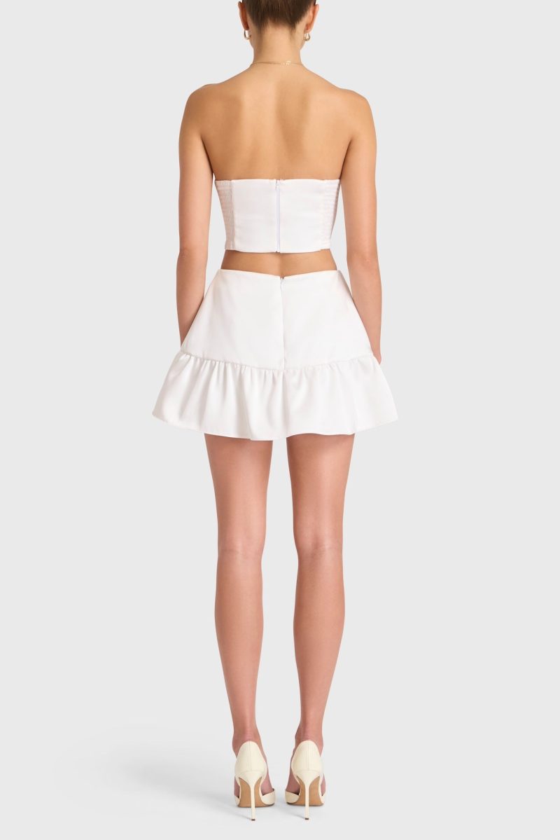 SN 4467 Gabbie Skort White 070