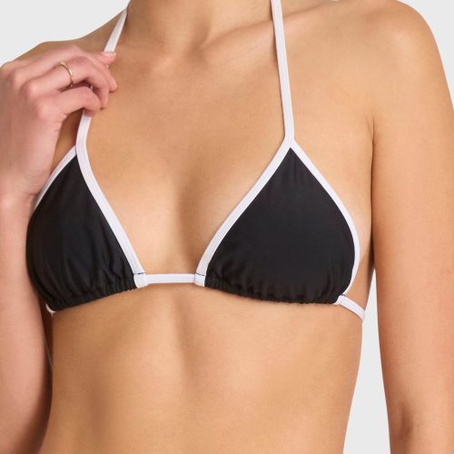 SWM 8301 CBK Sunnie Bikini Top BlackWhite 036