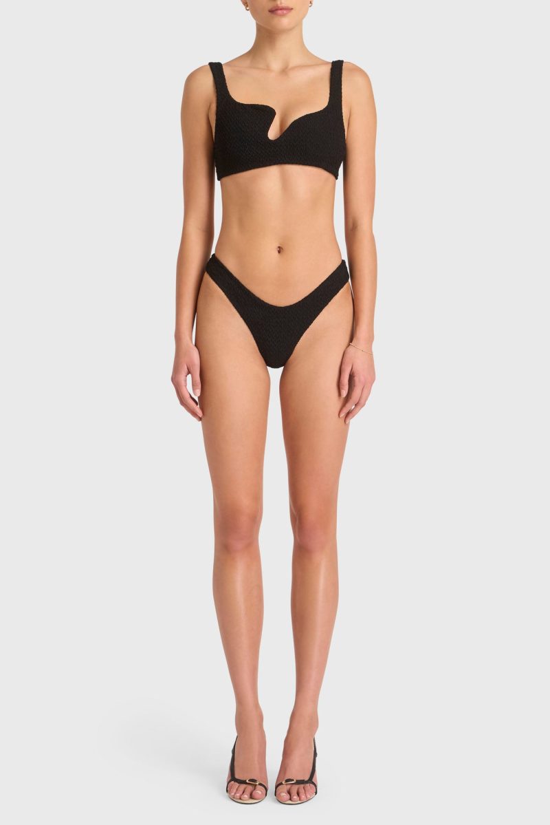 SWM 8405 PU Anouk Bikini Bottom Black A