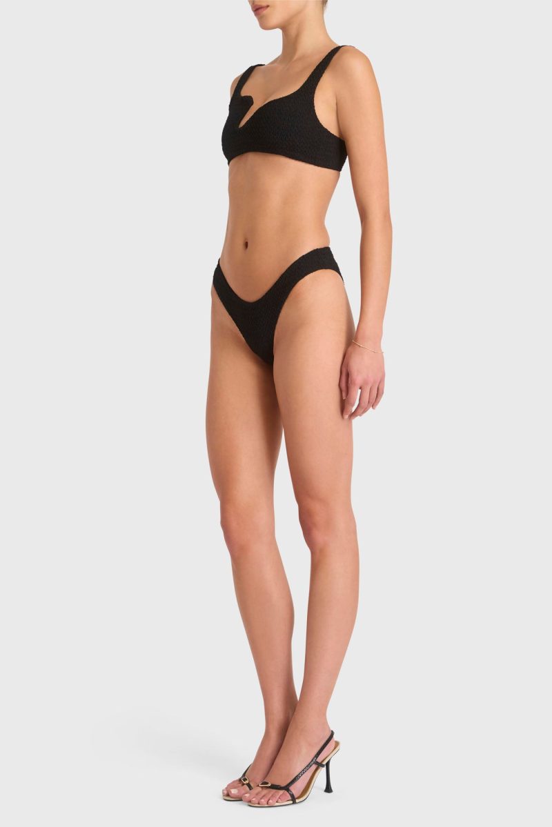 SWM 8405 PU Anouk Bikini Bottom Black B