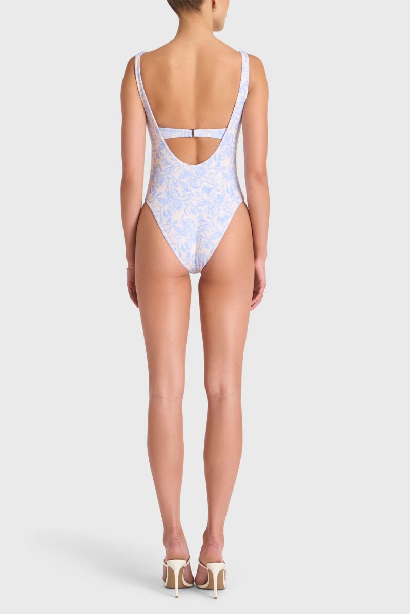 SWM 8502 Siclia One Piece Tolie Print BACK