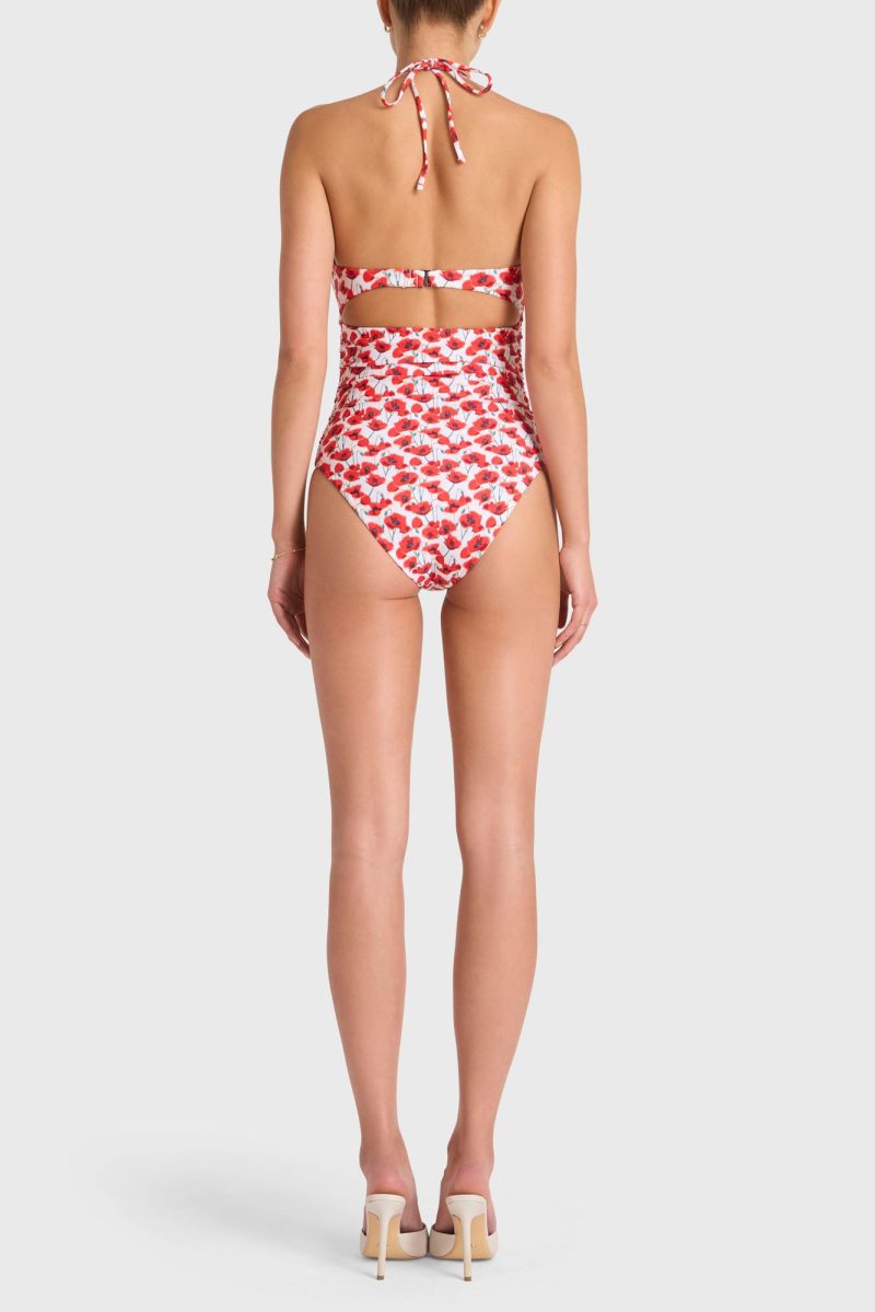 SWM 8505 PF Seneca One Piece Poppy Print BACK