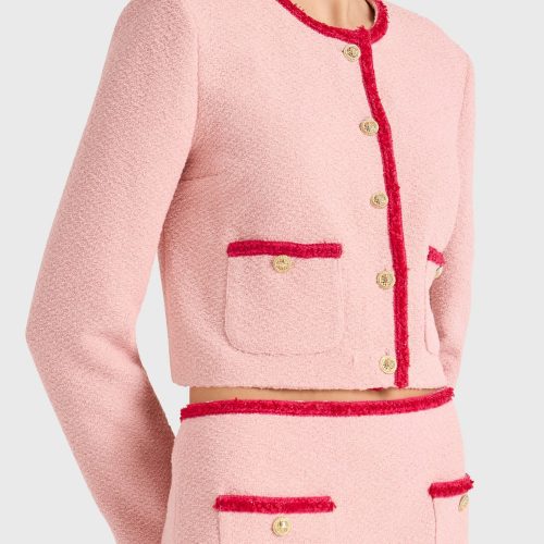 TW 32282LOMLGT BRASWELL JACKET PINK MULTI DETAIL